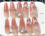 Handmade  Press On Nails-Buy One Get One Free - Free Glue Included