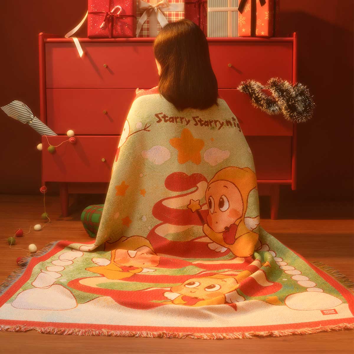 Apple of My Eye Series - Twinkle Twinkle Throw Blanket (PRESALE)
