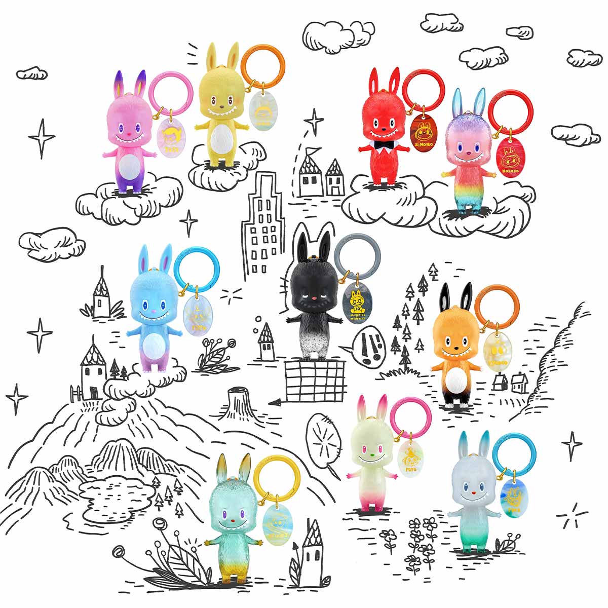 THE MONSTERS 10th Anniversary Series Figures