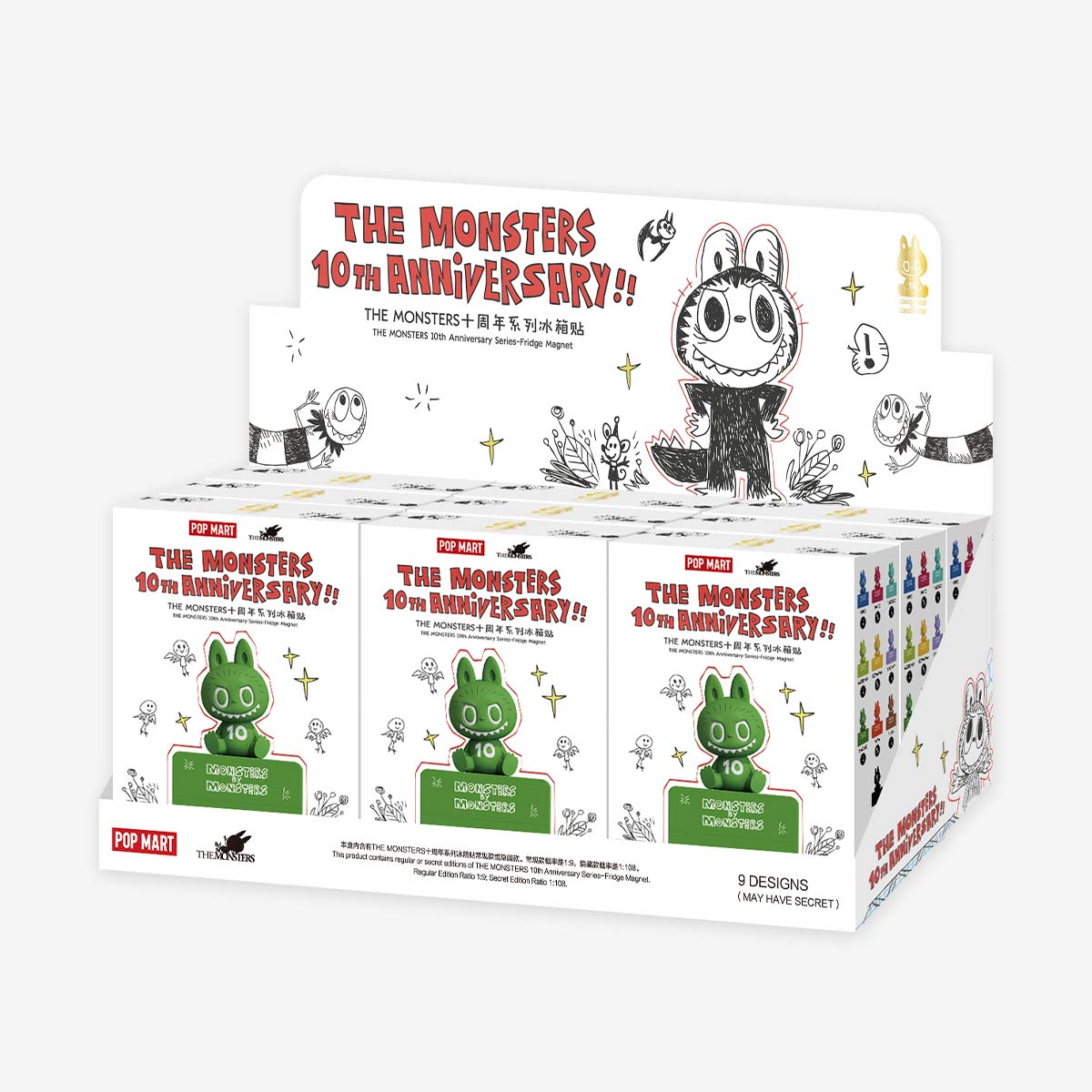 THE MONSTERS 10th Anniversary Series-Fridge Magnet