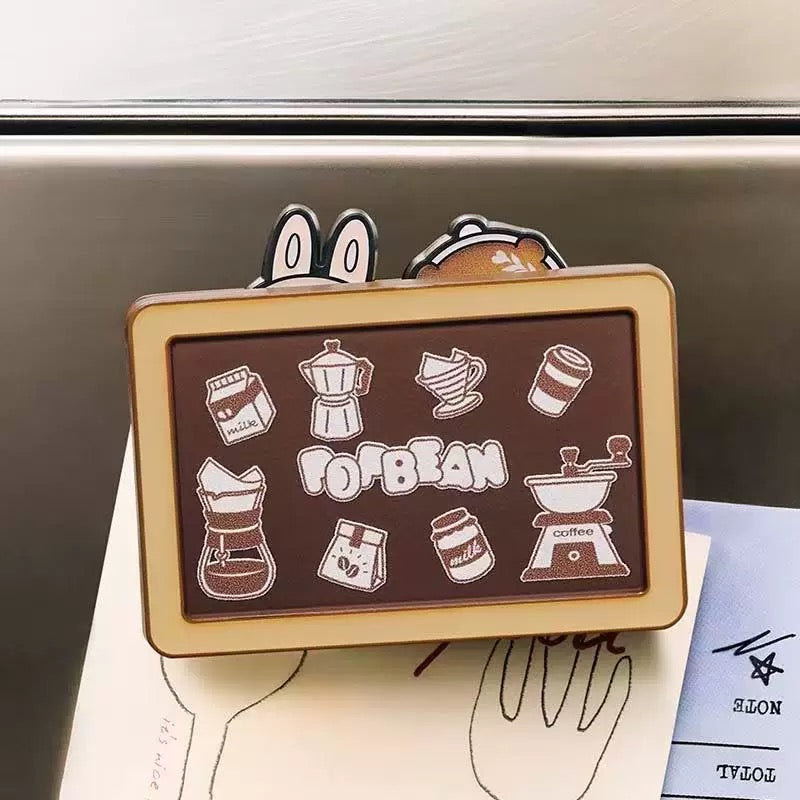 POP BEAN Coffee Factory Series-Fridge Magnet