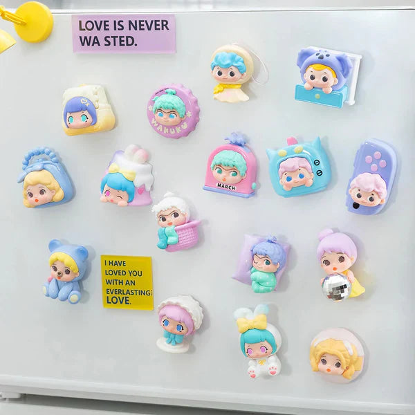 Letsvan All-Star Happy Stickers Fridge Magnet Mini Blind Box