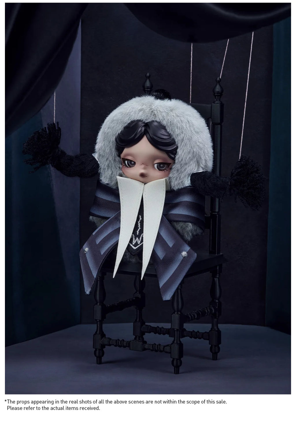 SKULLPANDA × Wednesday Plush (Nevermore Academy Uniform Version)-preorder