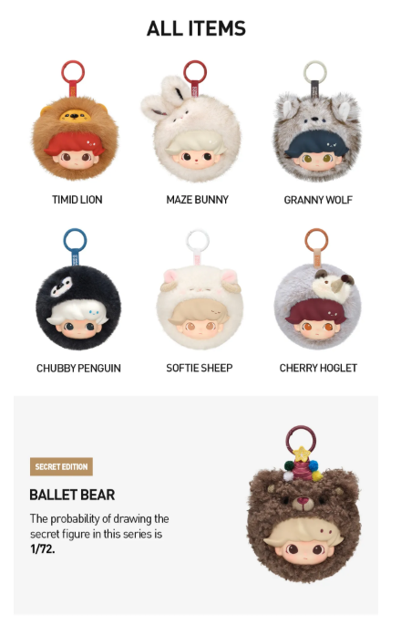 DIMOO The Secret Theatre Club Series - Earphone Case Blind Box