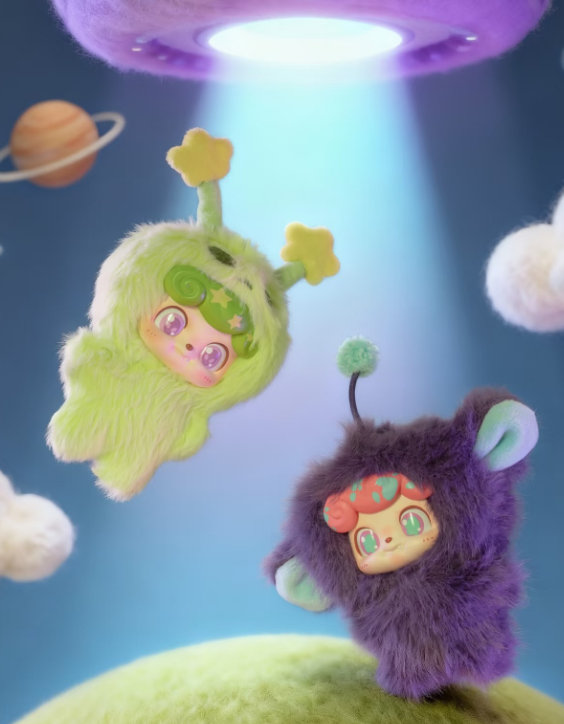 Q.Kid Wave Club Series MlNl  Plush Blind Box