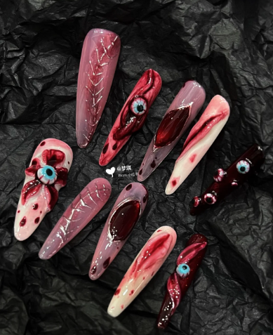 Custom Handmade Press On Nails - Personalized Design for Unique Style